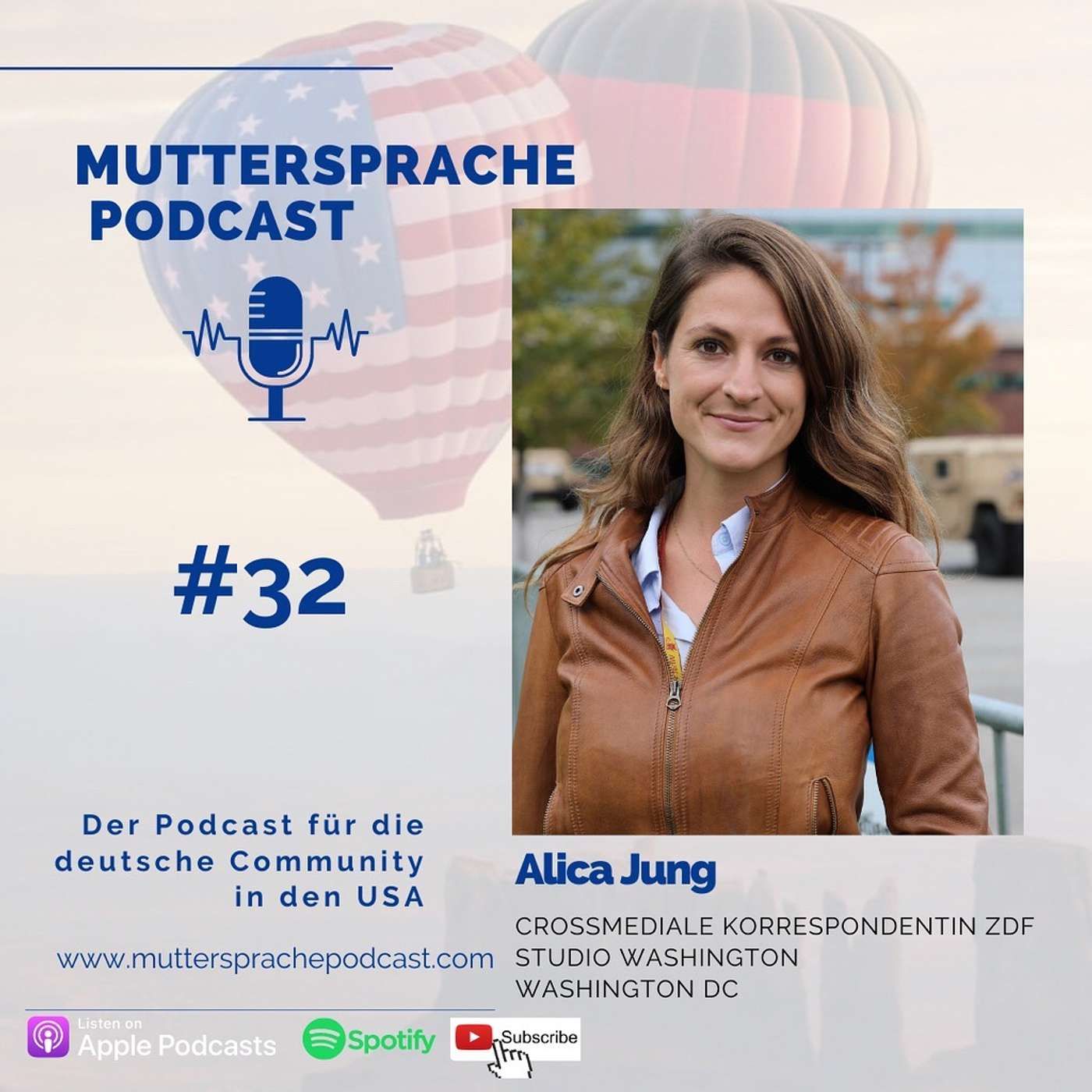 Alica Jung - Crossmediale Korrespondentin ZDF Studio Washington DC - INTERVIEW