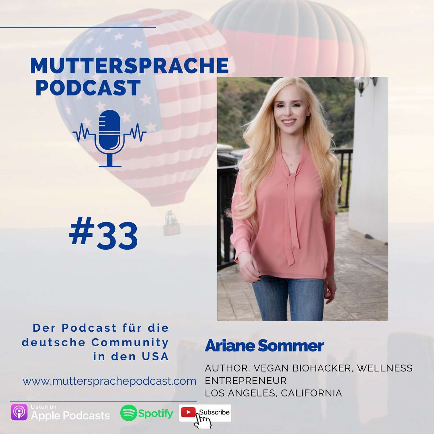 Ariane Sommer - Autorin, Vegan Biohackerin, Wellness Entrepreneur, Tierschutz Aktivistin - INTERVIEW