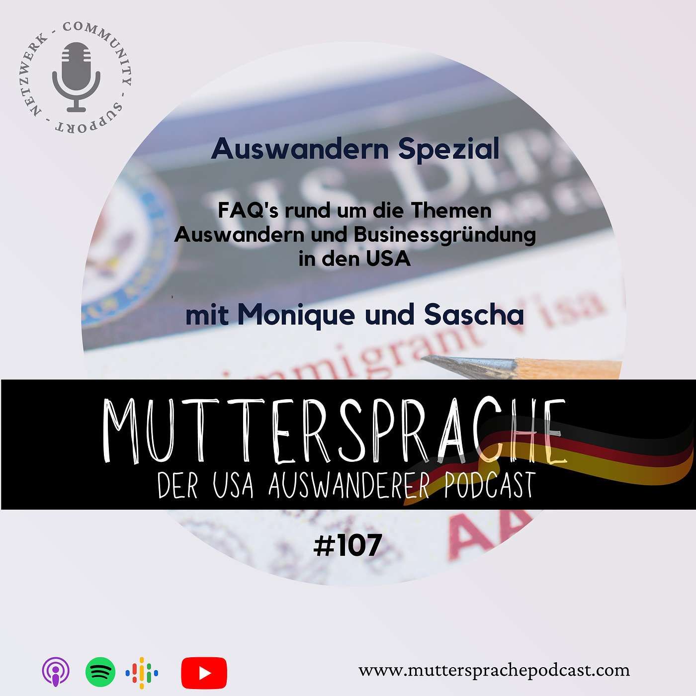 Auswandern Spezial: FAQ's zu den Themen Auswandern und Businessgründung in den USA - mit Monique und Sascha