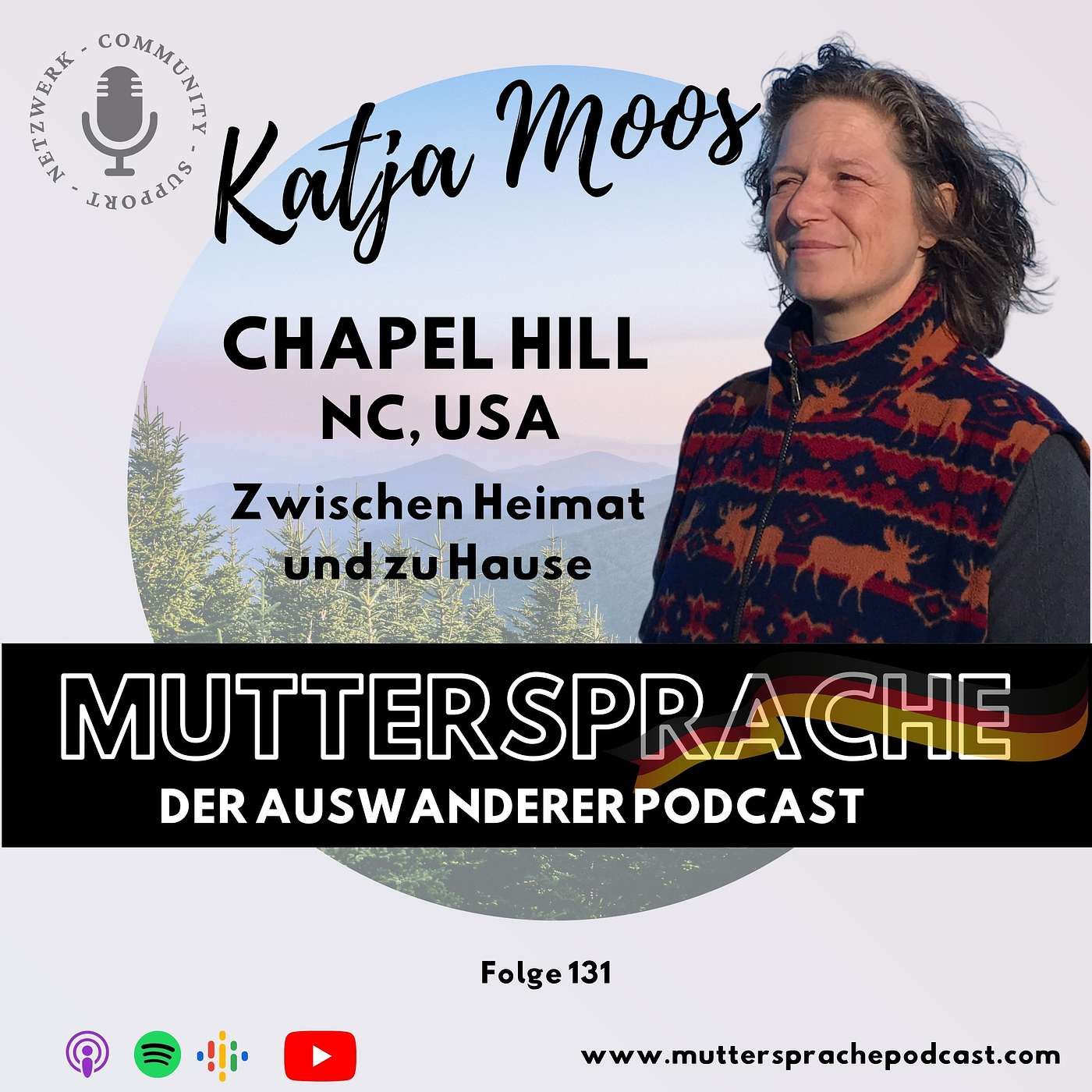 KATJA MOOS: Zwischen Heimat und zu Hause - Chapel Hill, NC, USA