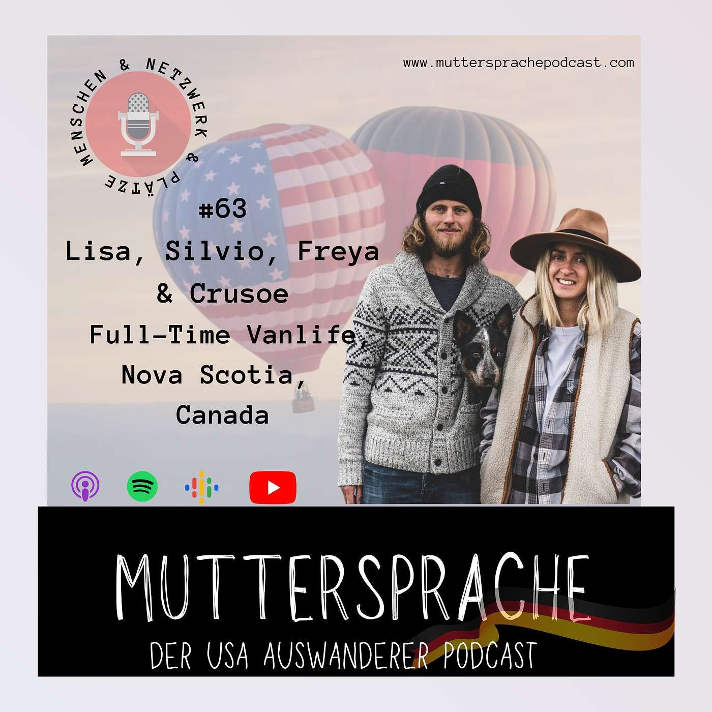 Folge 63: Full-time VANLIFE in Canada - Lisa, Silvia & Freya und Crusoe, NOVA SCOTIA CANADA