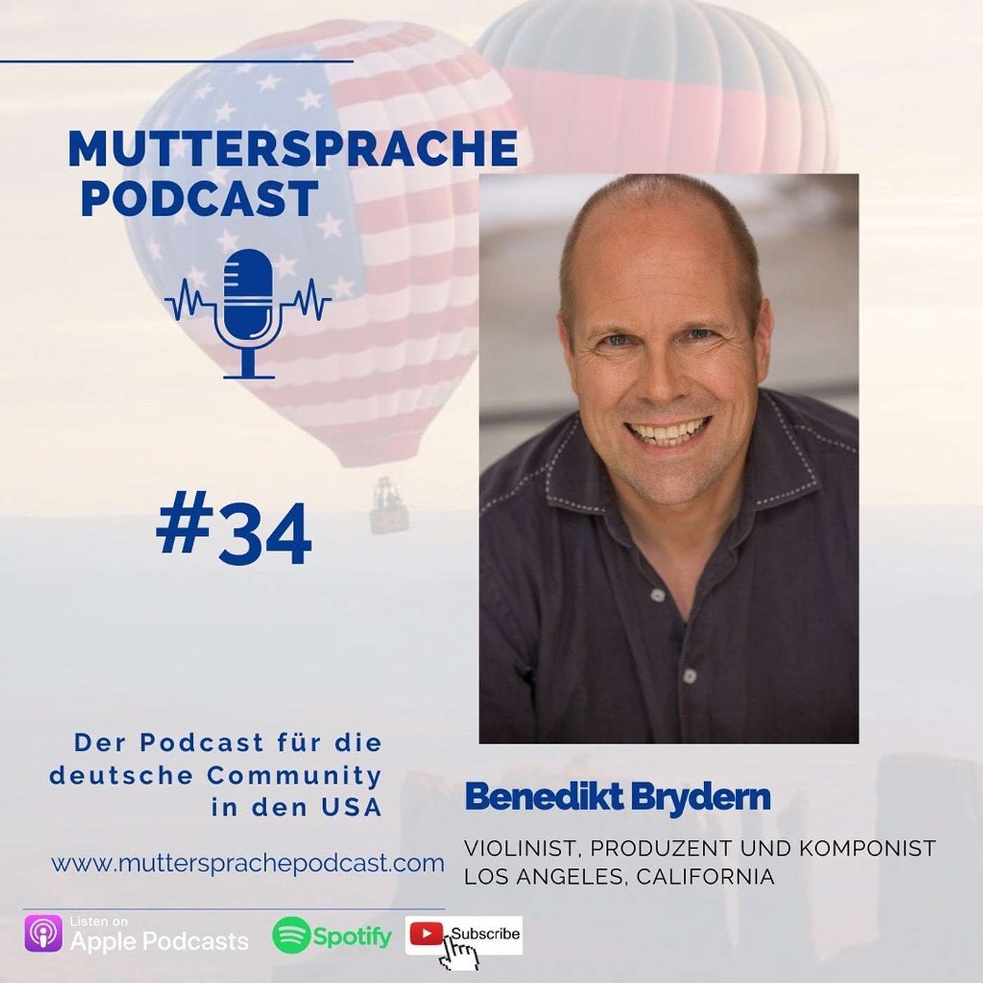 Benedikt Brydern - Violinist, Musik Produzent und Komponist in LA, CA - INTERVIEW