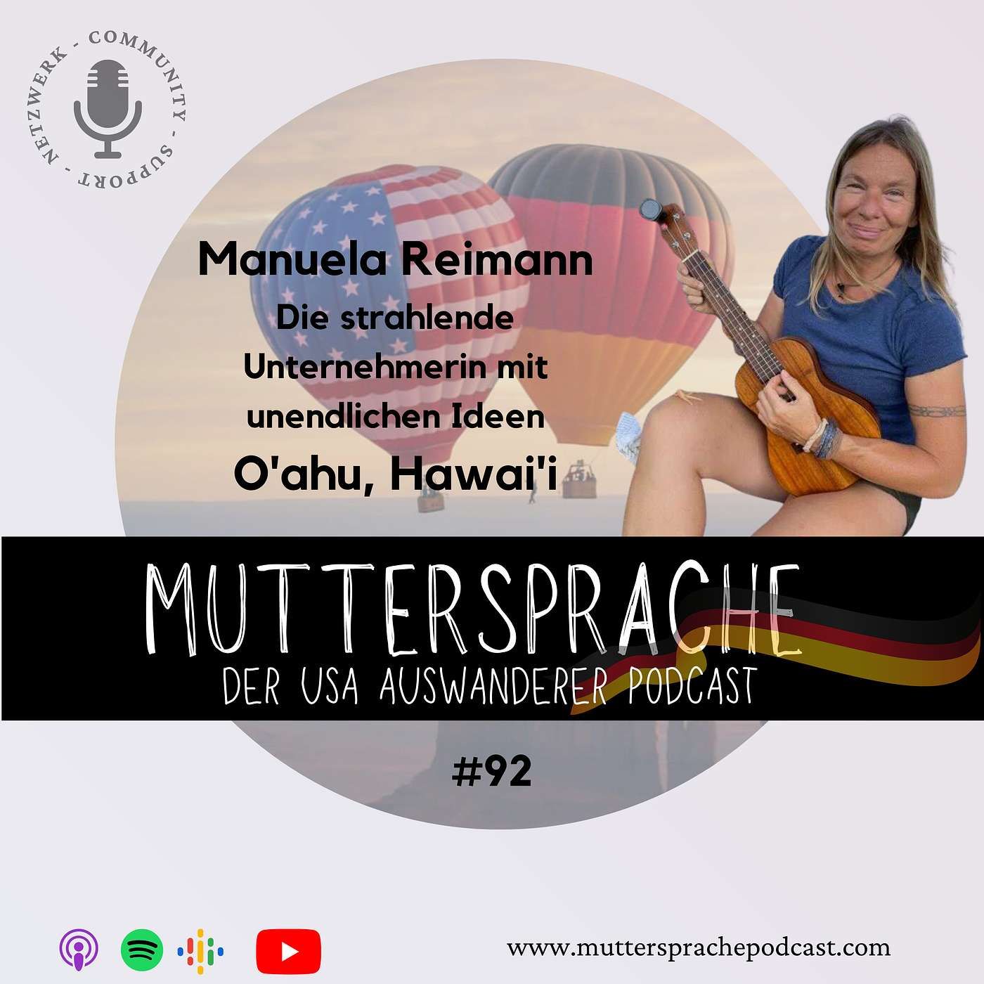 MANUELA REIMANN: Die strahlende Unternehmerin mit unendlichen Ideen - O'ahu, Hawai'i