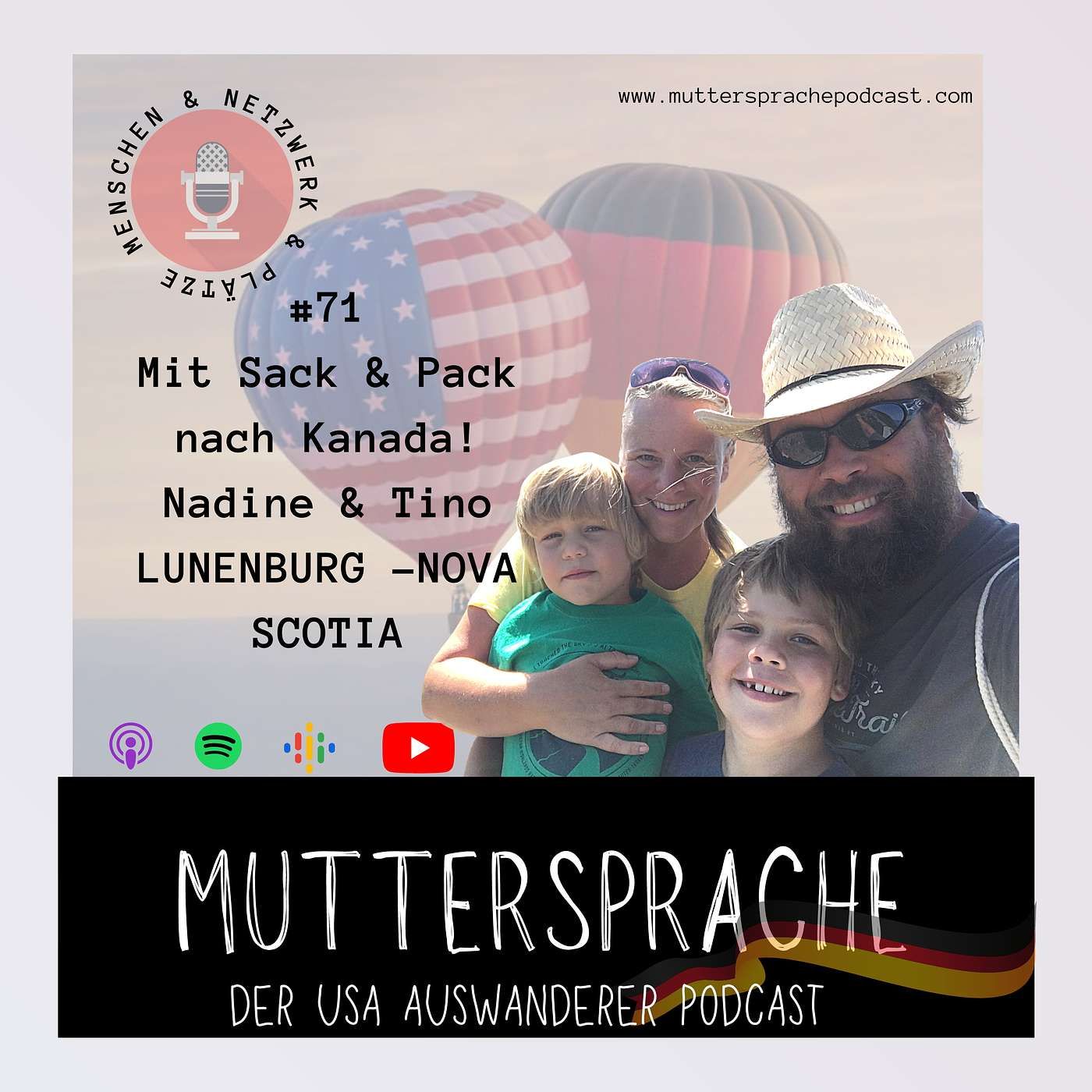 Folge 71: Mit Sack & Pack nach Kanada - NADINE & TINO, LUENENBURG NOVA SOCTIA KANADA
