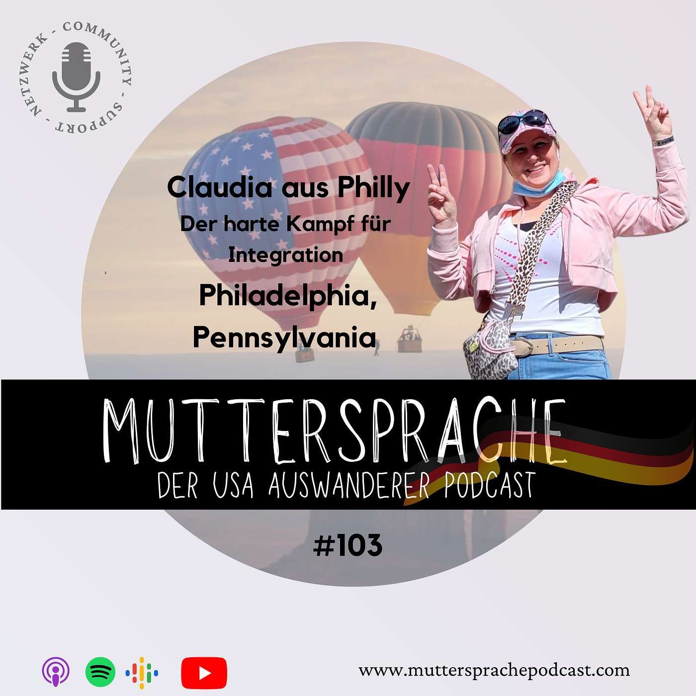 CLAUDIA AUS PHILLY - der harte Kampf für Integration, Philadelphia Pennsylvania