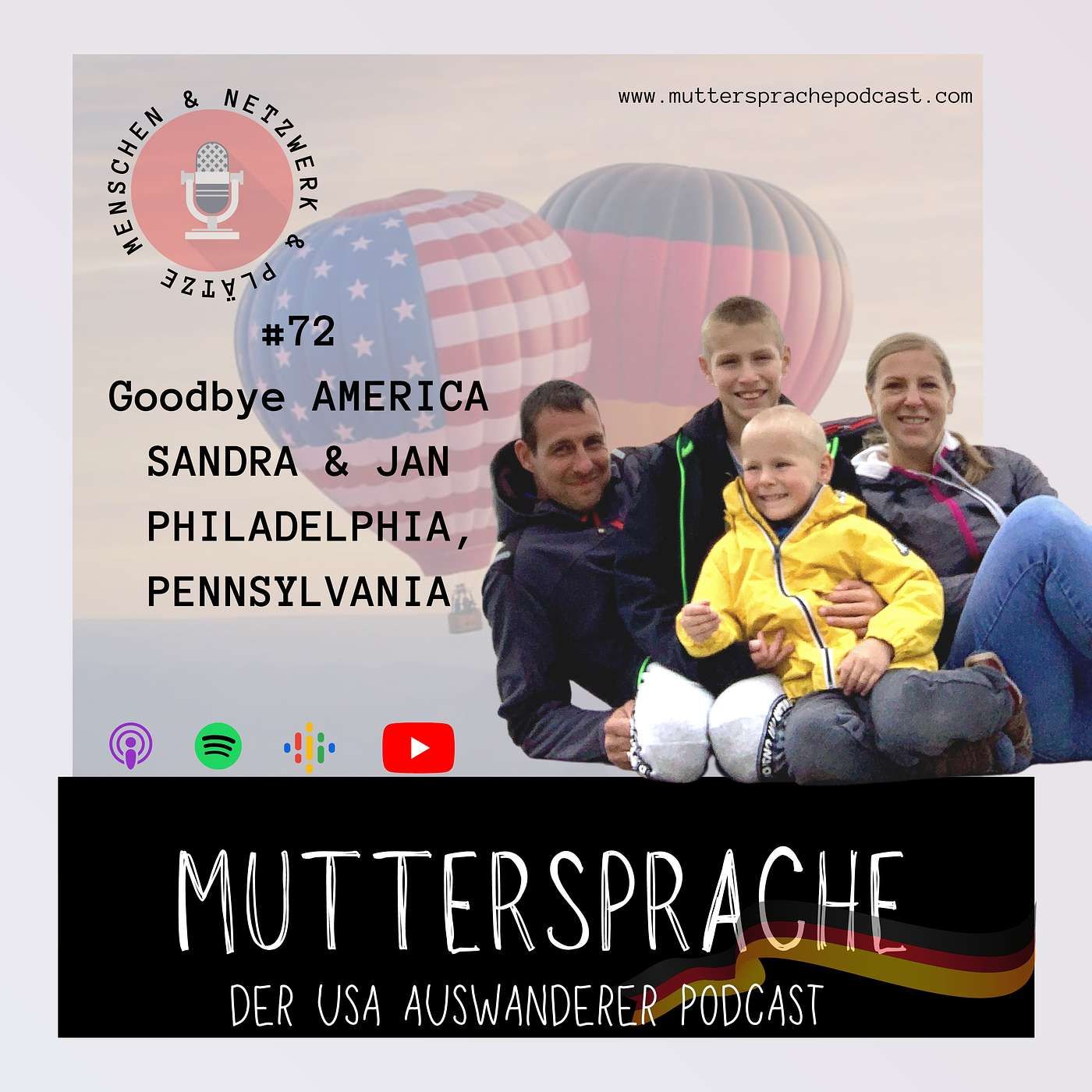 Folge 72: Goodbye Amerika - JAN & SANDRA, PHILADELPHIA, PENNSYLVANIA