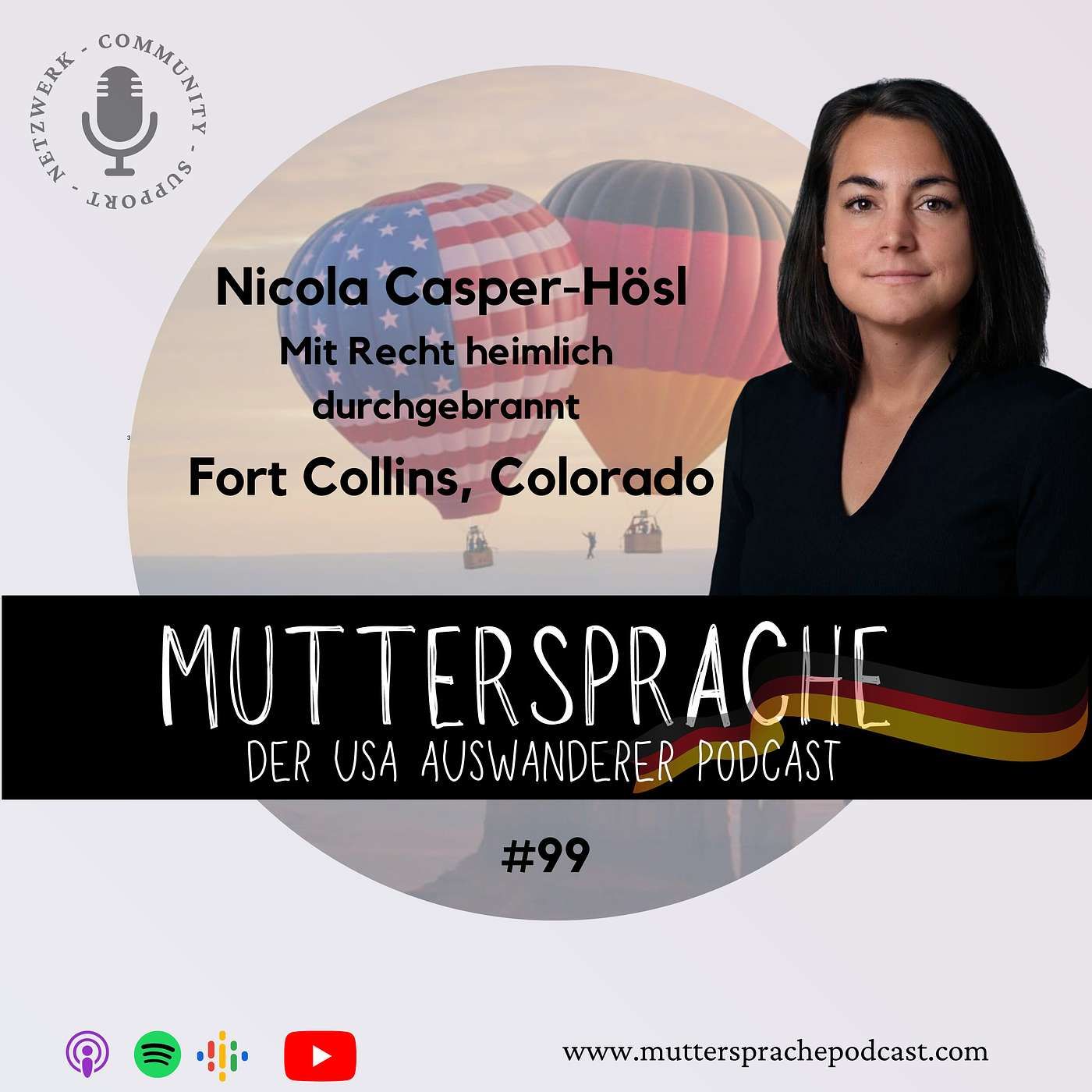 NICOLA CASPER-HÖSL: Mit Recht heimlich durchgebrannt - FORT COLLINS, COLORADO