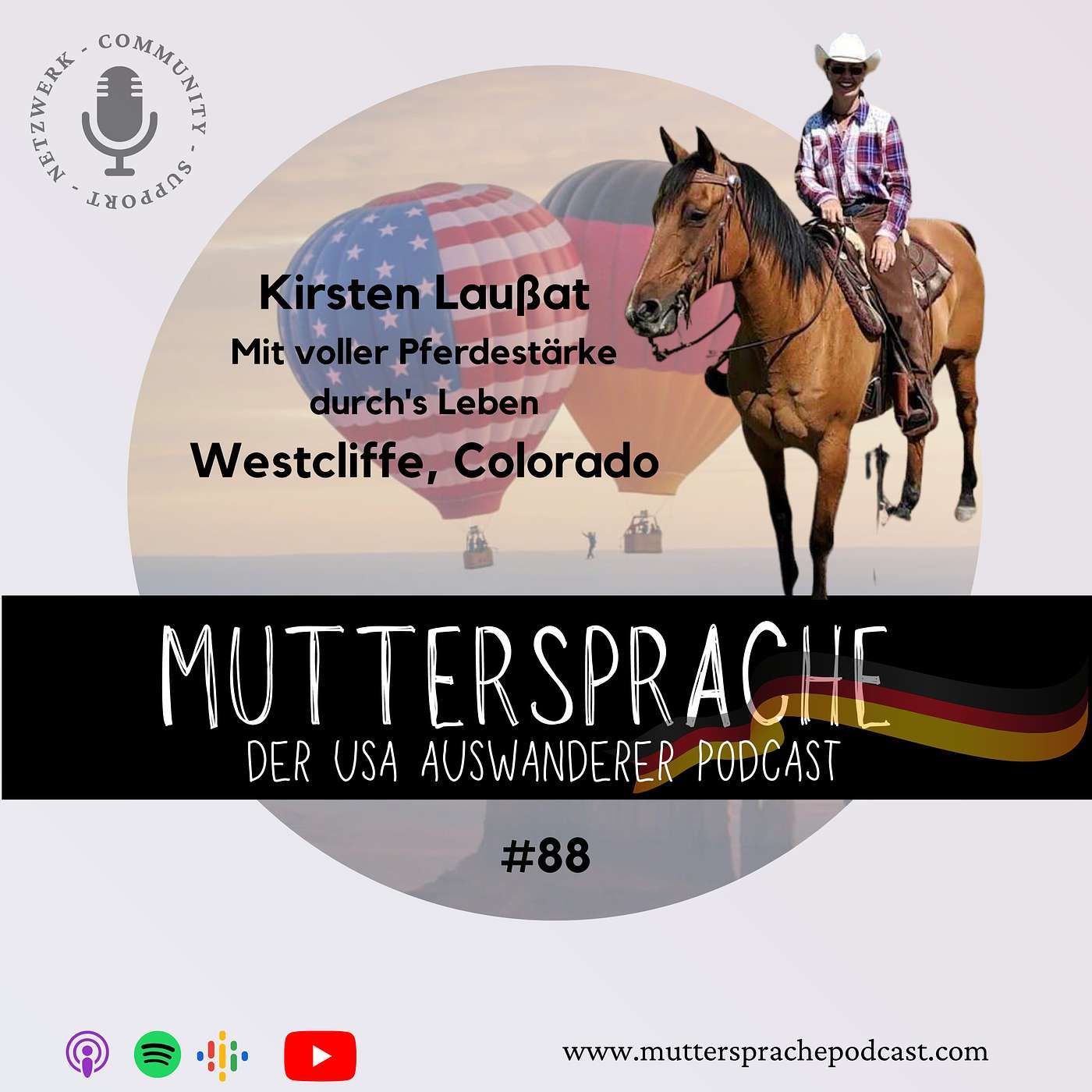 KIRSTEN LAUSSAT: Mit voller Pferdestärke durch's Leben - Westcliffe, Colorado