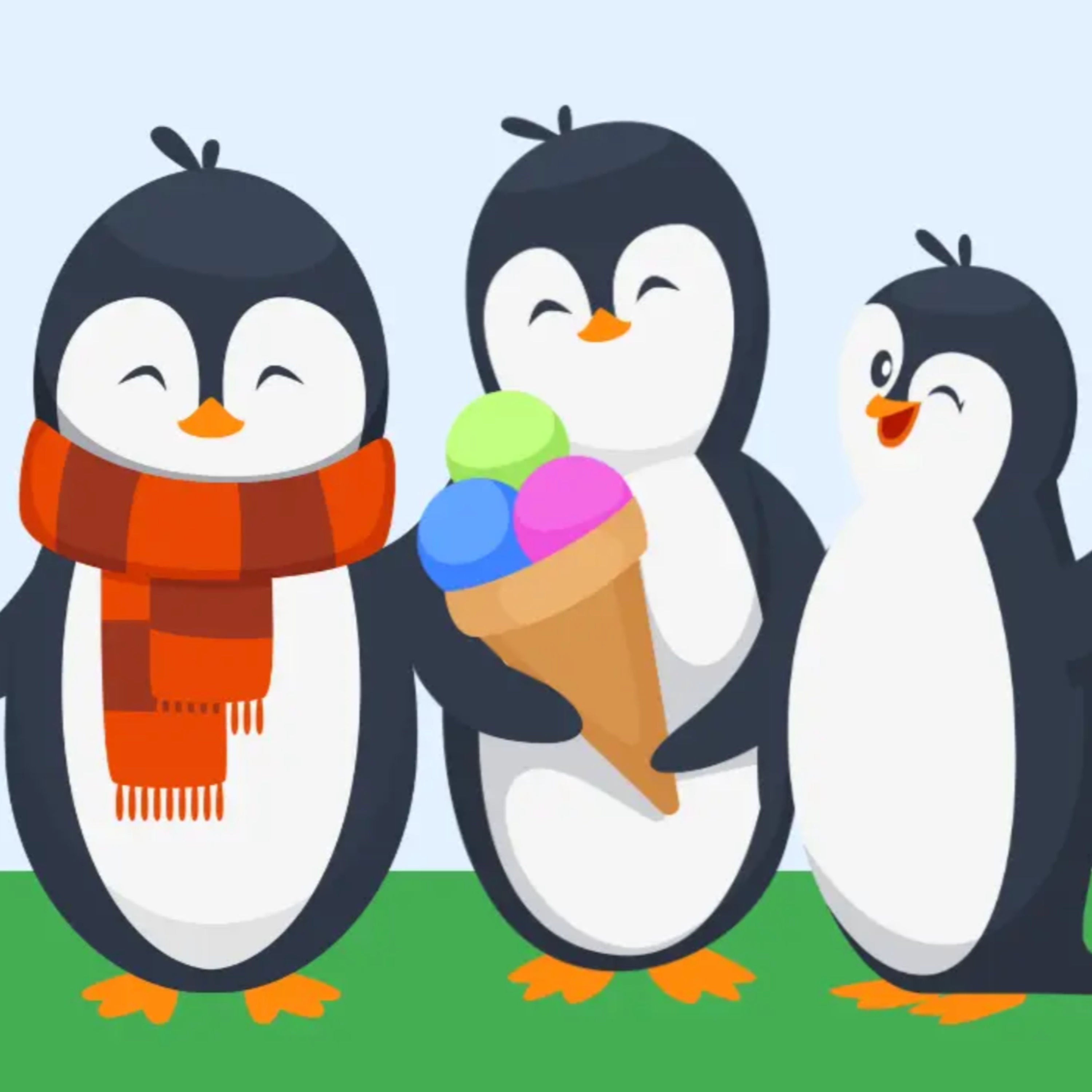 Drei Pinguine gehen auf eine Reise | Abenteuergeschichte für Kids