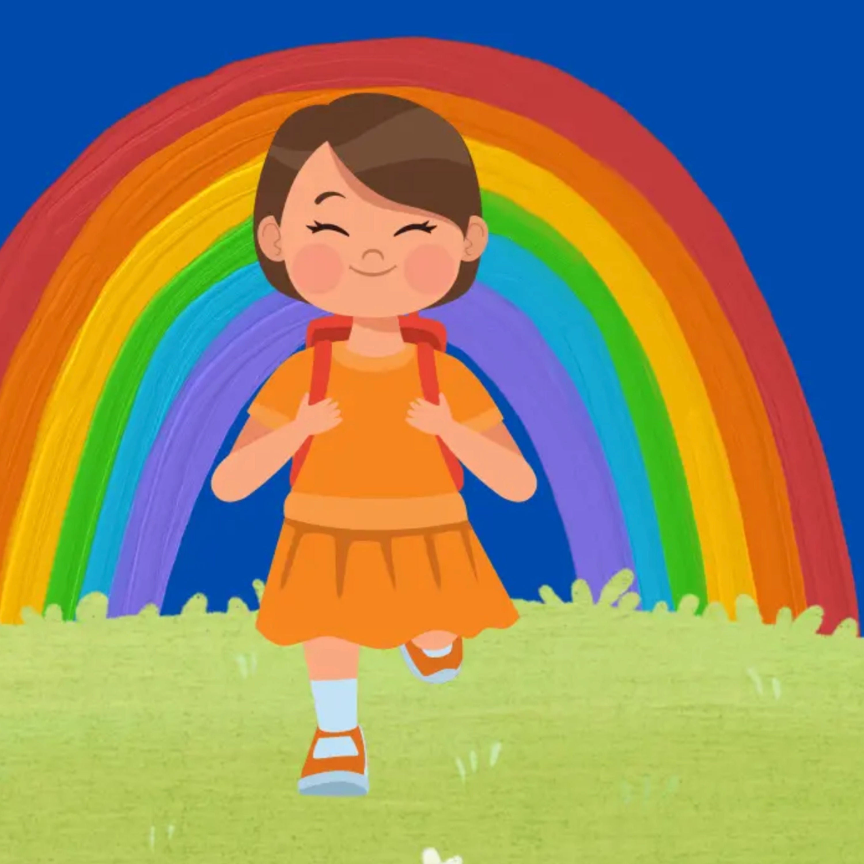 Lotta & der Regen­bogen | schöne Einschlafgeschichte für Kinder