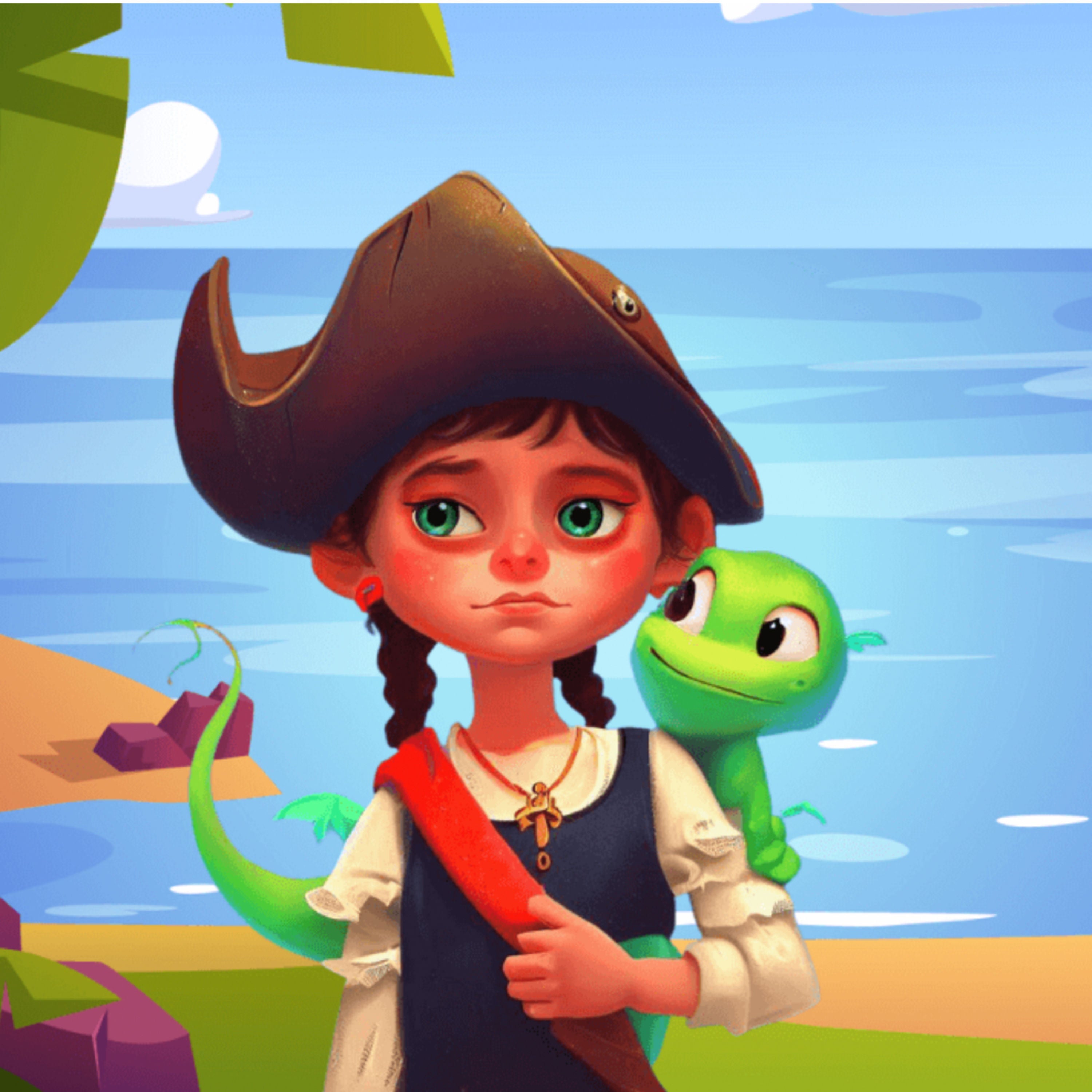 Piratin Lotte & der kleine Drache | Einschlafgeschichte für Kinder