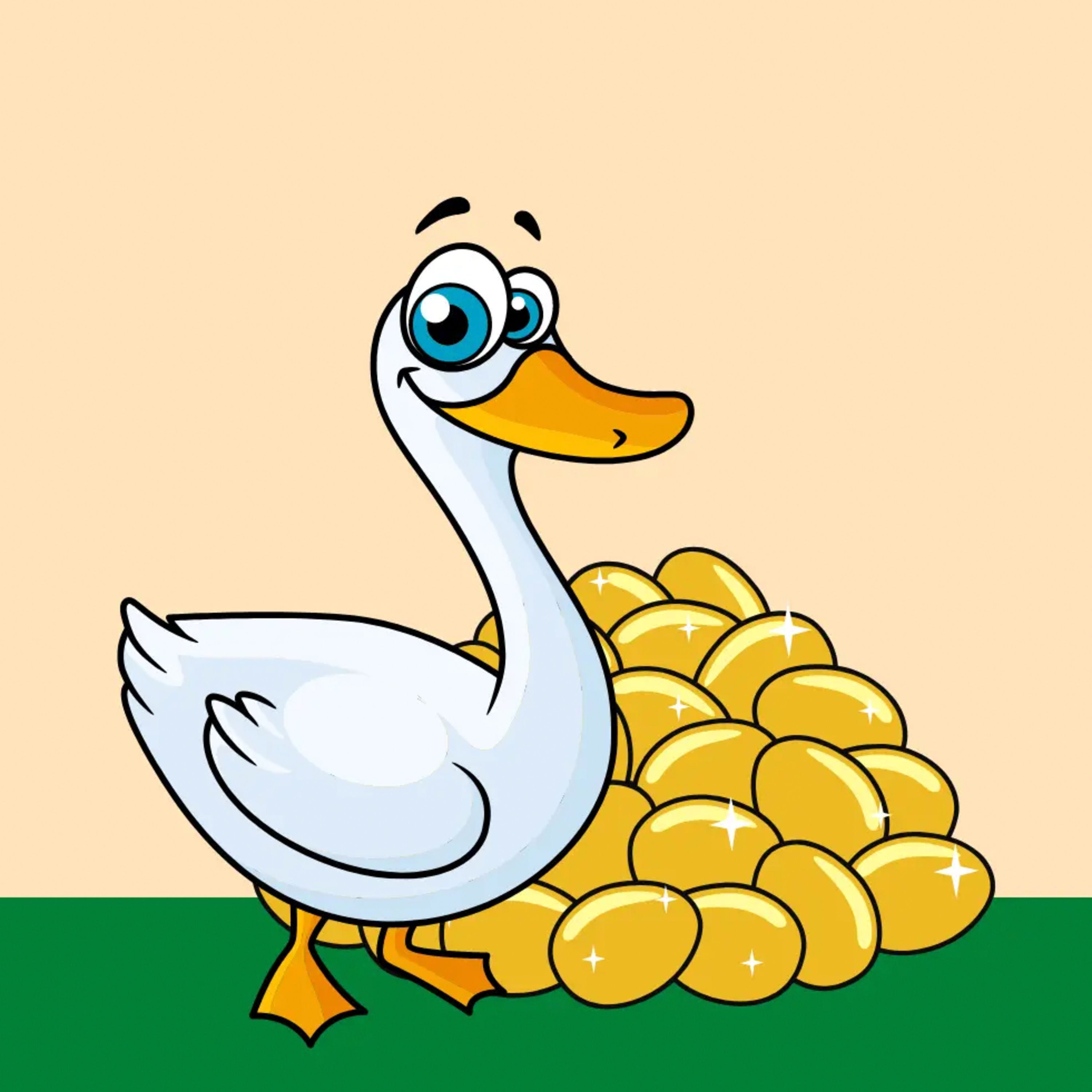 Die Gans, die goldene Eier legt | lehrreiche Fabel für Kinder