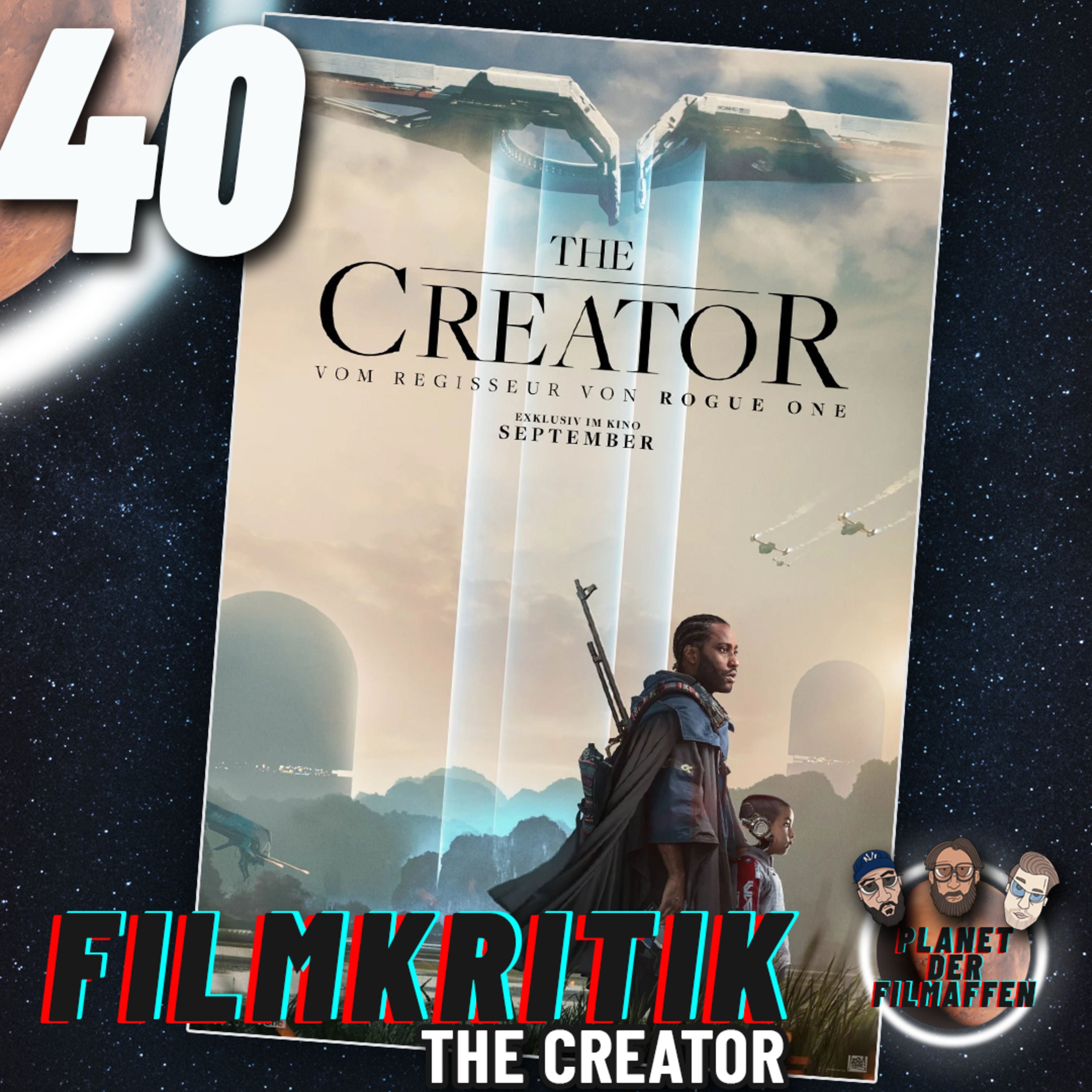 40 - The Creator das SciFi Highlight mit John David Washington - Filmkritik