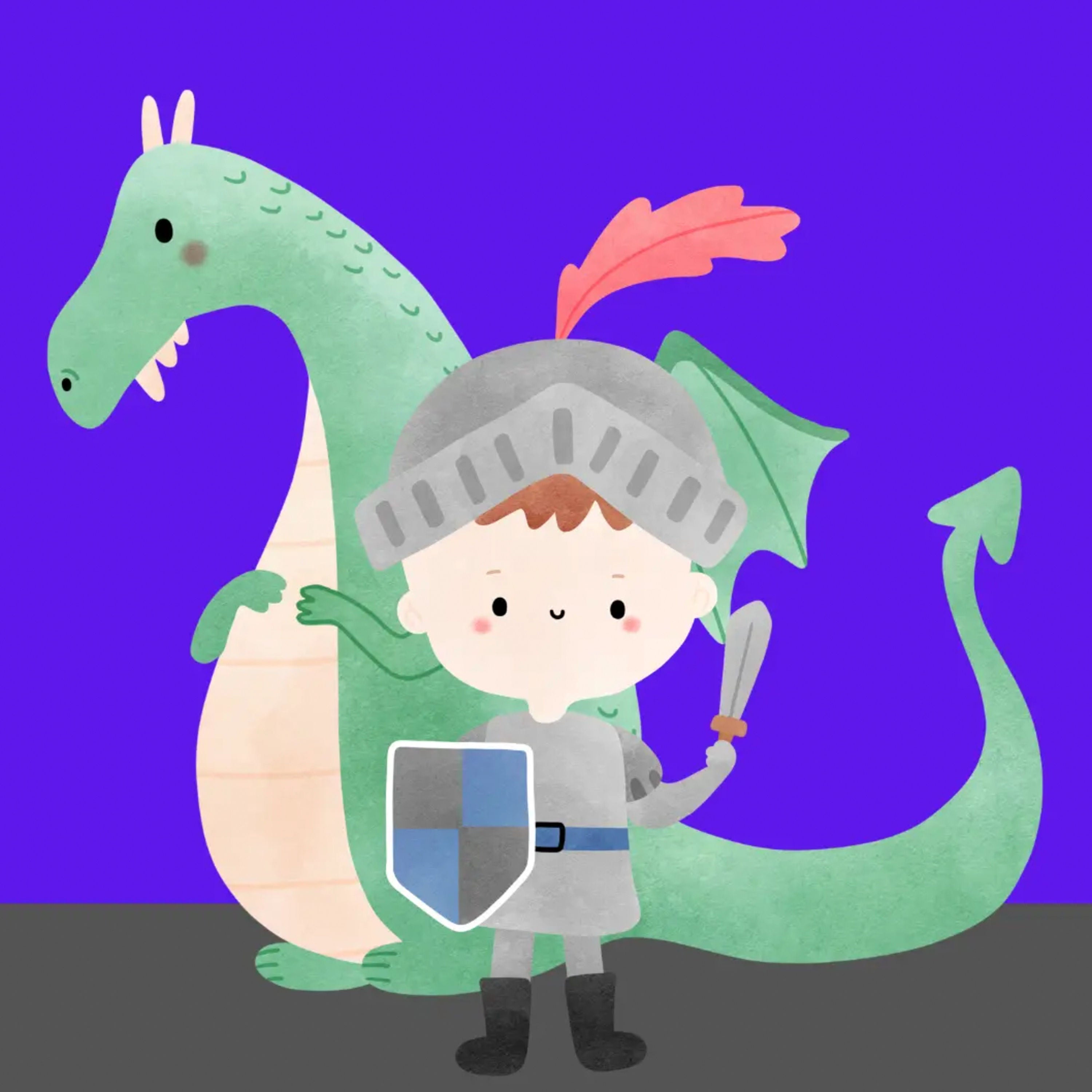 Der tapfere Ritter Leon & der ängstliche Drache | „Gute Nacht“-Geschichte für Kinder