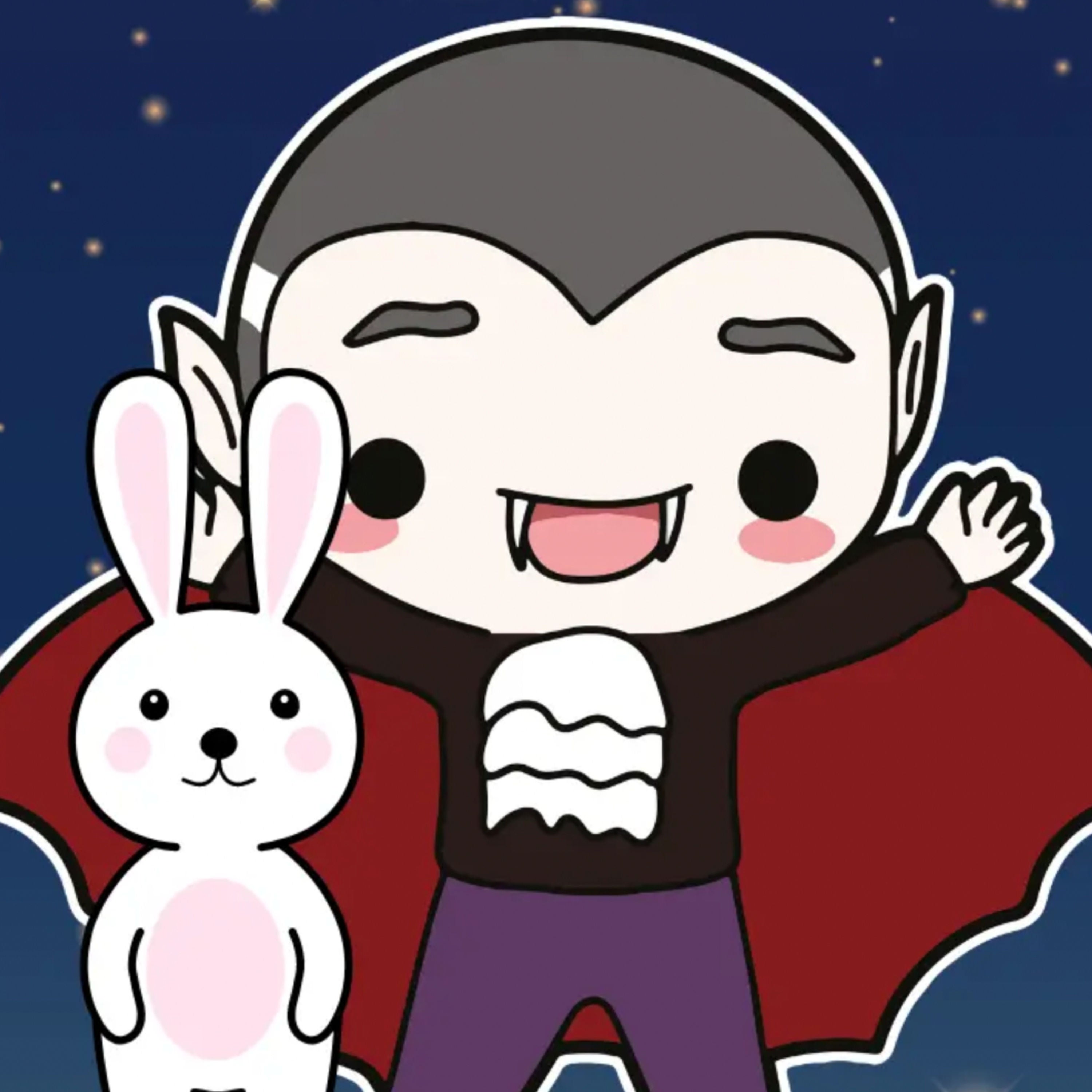 Vlad, der kleine Vampir & das mutige Kaninchen | Kindergeschichte zum Anhören