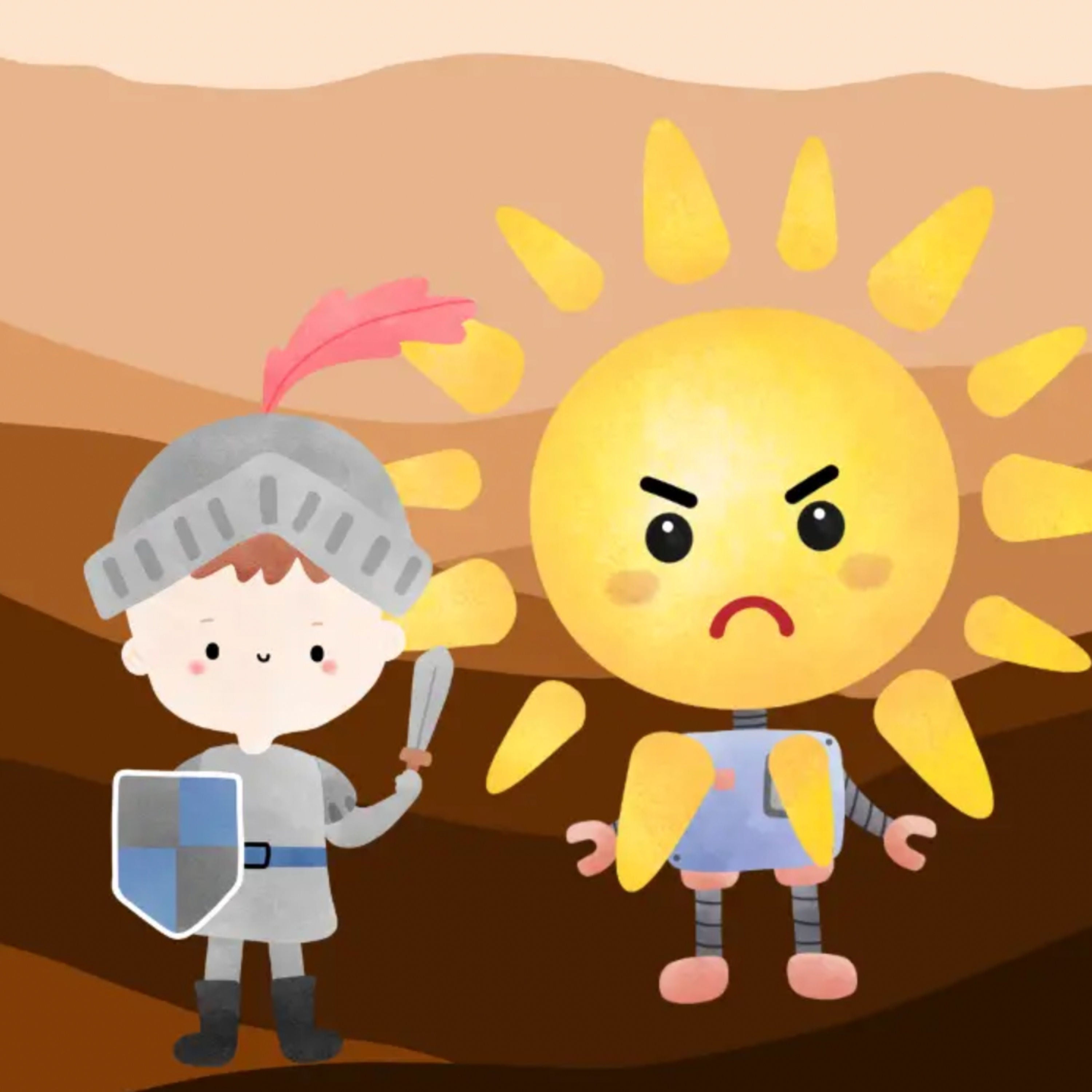 Der tapfere Ritter Leon & der Sonnenwächter | Sommergeschichte für Kinder