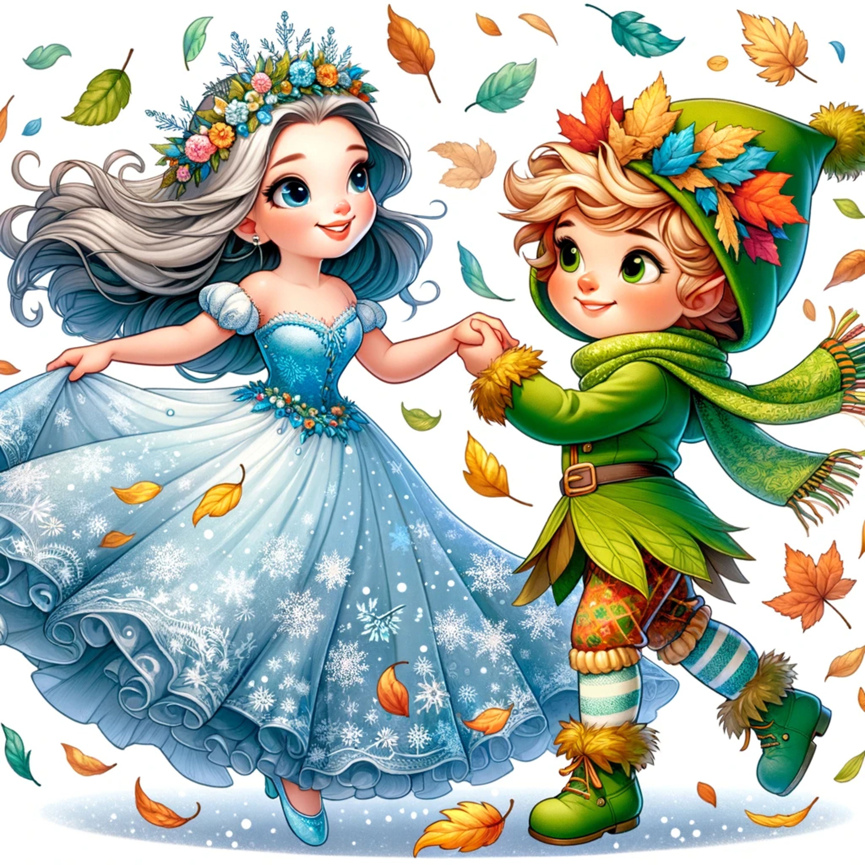 Der Herbst & die Winterprinzessin | eine Geschichte zum Wechsel der Jahreszeiten