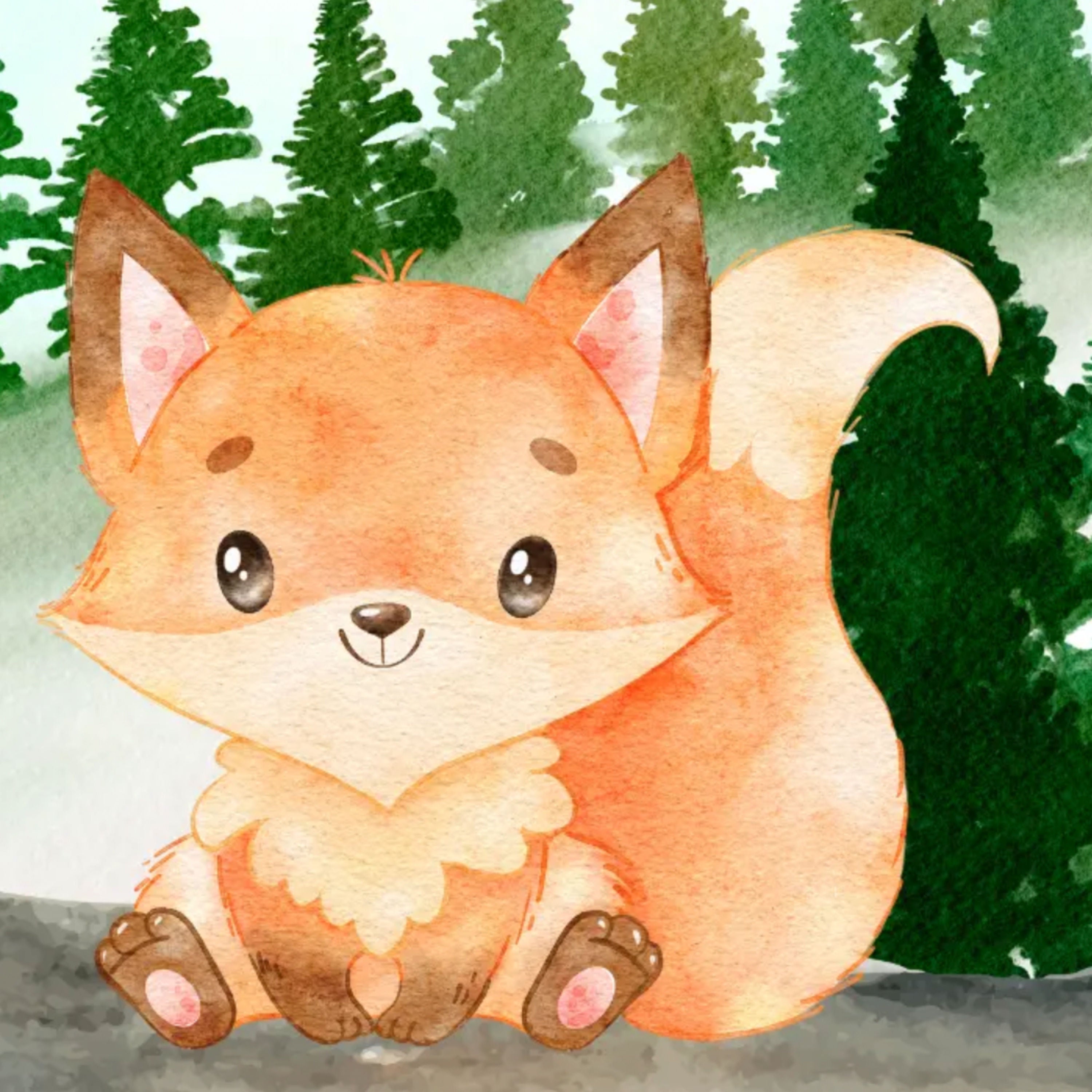 Fynn, der Fuchs, lernt fischen | kurze Kindergeschichte