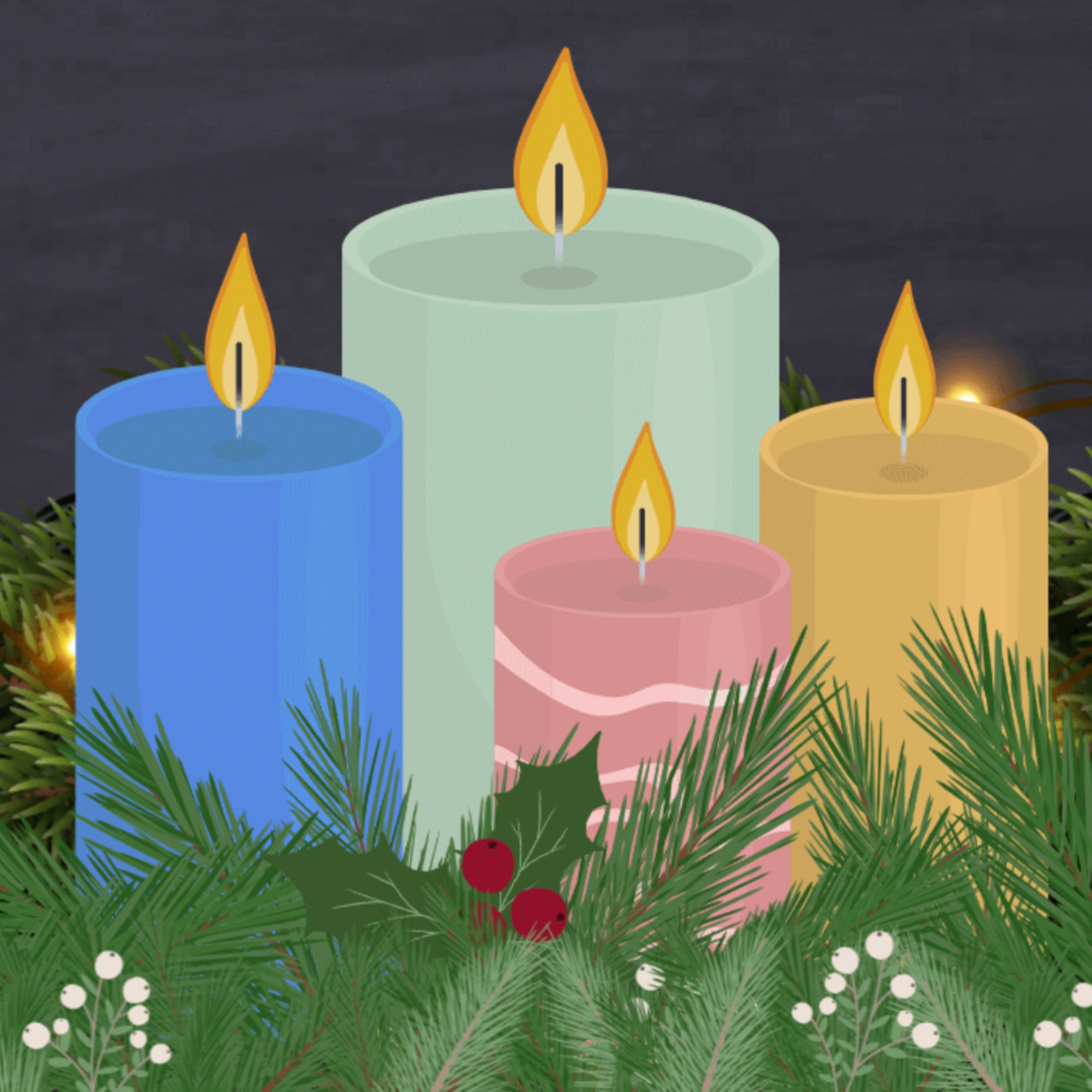 Der bunte Adventskranz | Adventsgeschichte zum Einschlafen