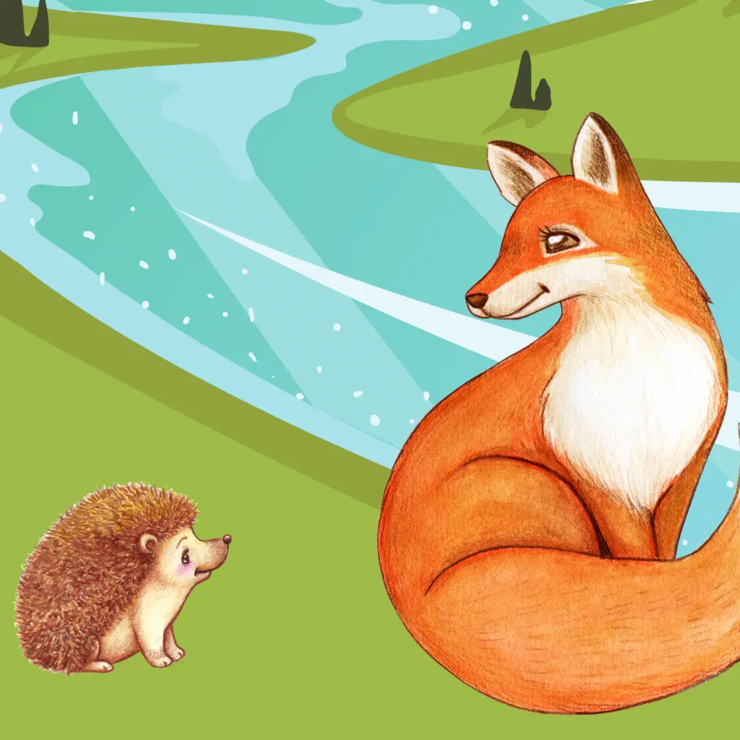 Der Fuchs & der Igel | kurze Geschichte für Kinder