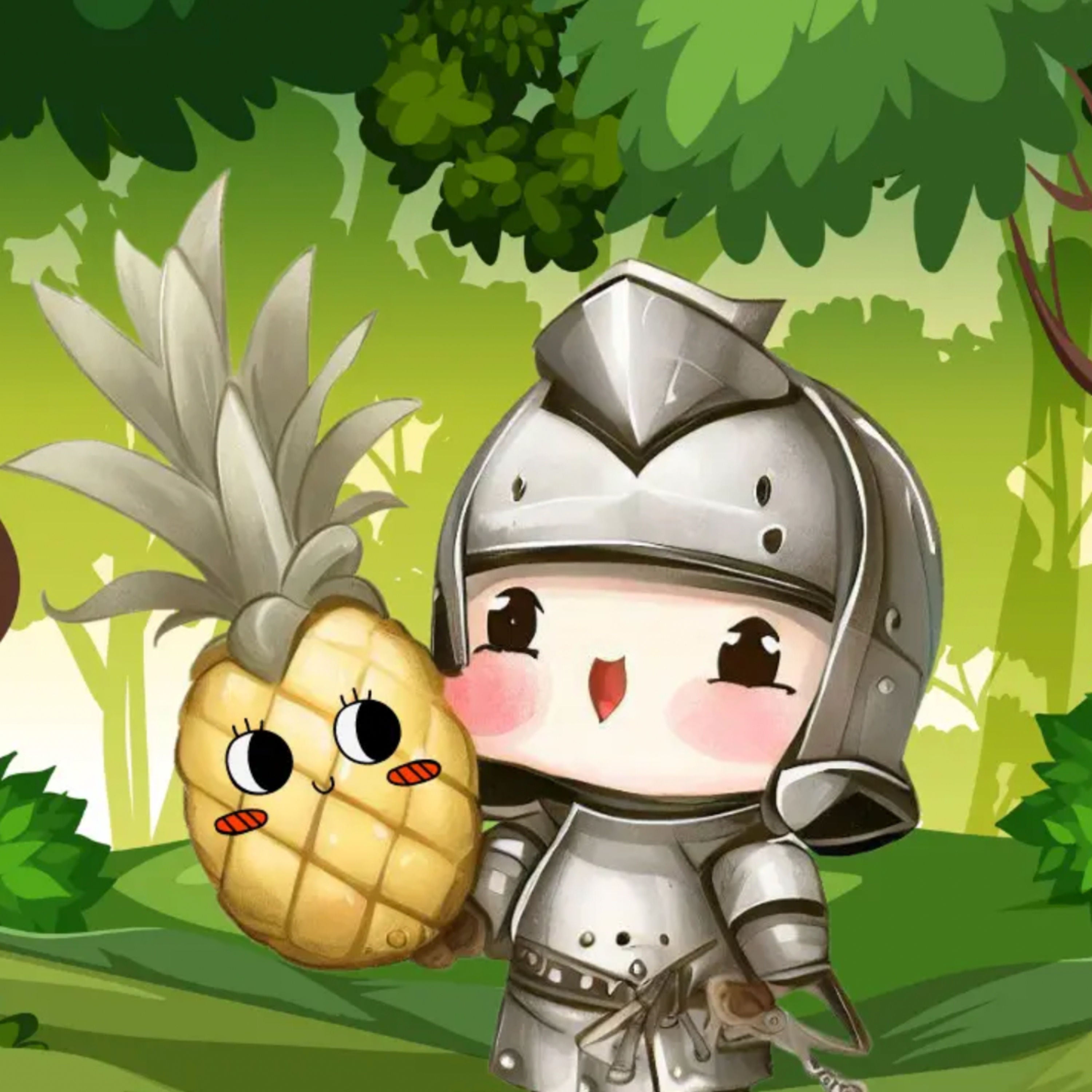 Ritter Richard & die magische Ananas | Einschlafgeschichte (+ Ausmalbild)
