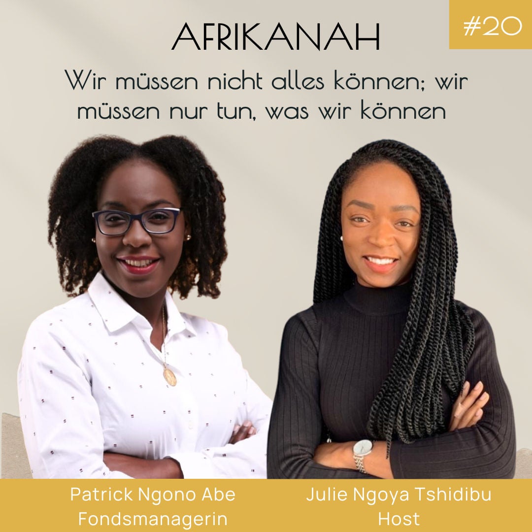 Wir müssen nicht alles können; wir müssen nur tun, was wir können; mit Patrick Ngono Abe