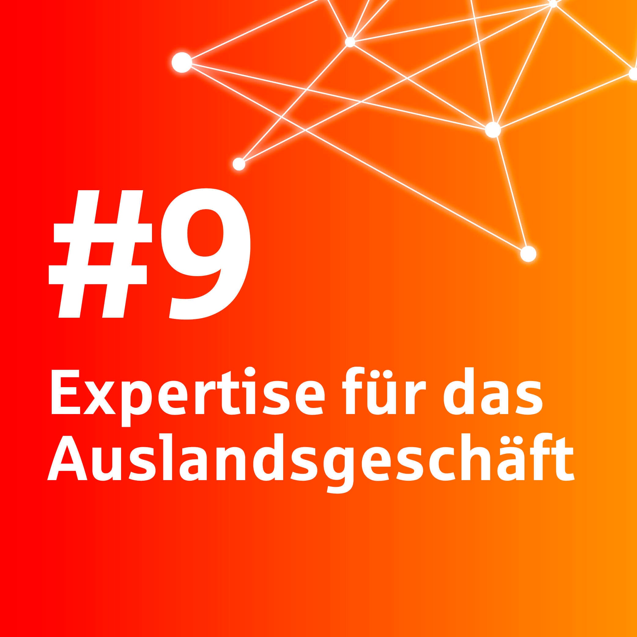 #9 Expertise für das Auslandgeschäft