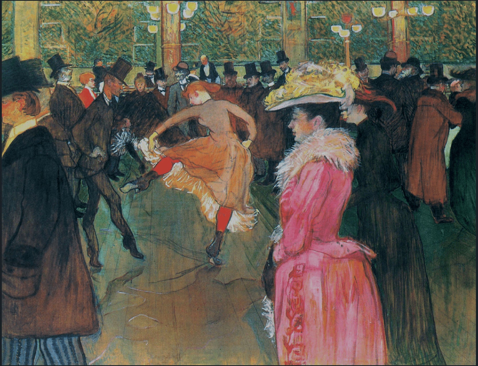 Tanz im Moulin Rouge von Henri de Toulouse-Lautrec
