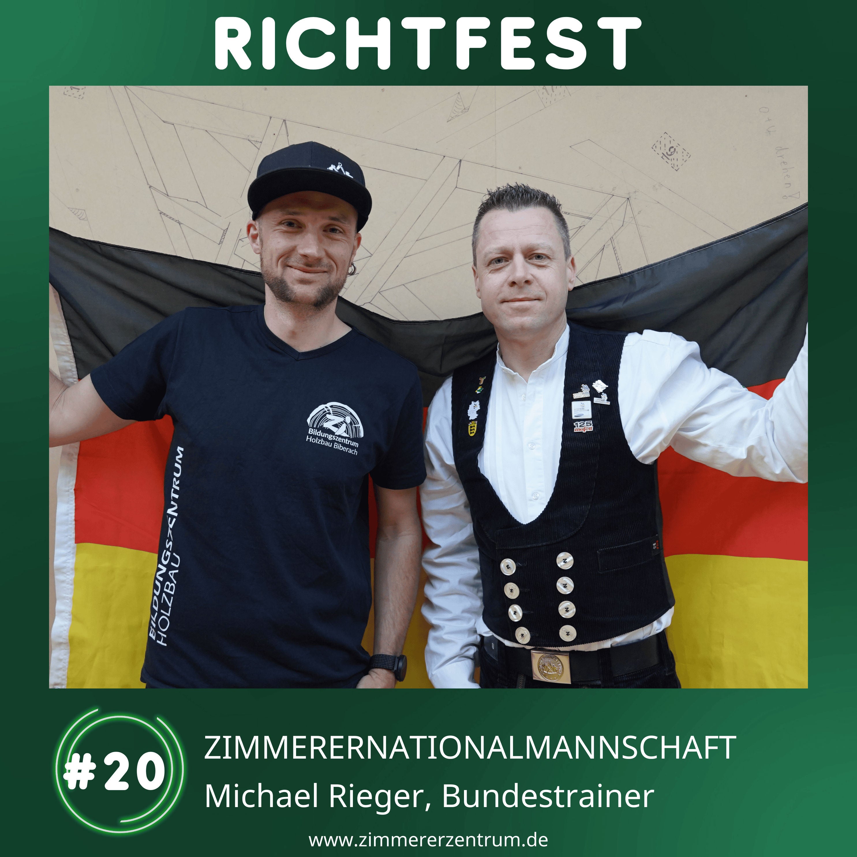#20 Zimmerernationalmannschaft X Michael Rieger, Bundestrainer
