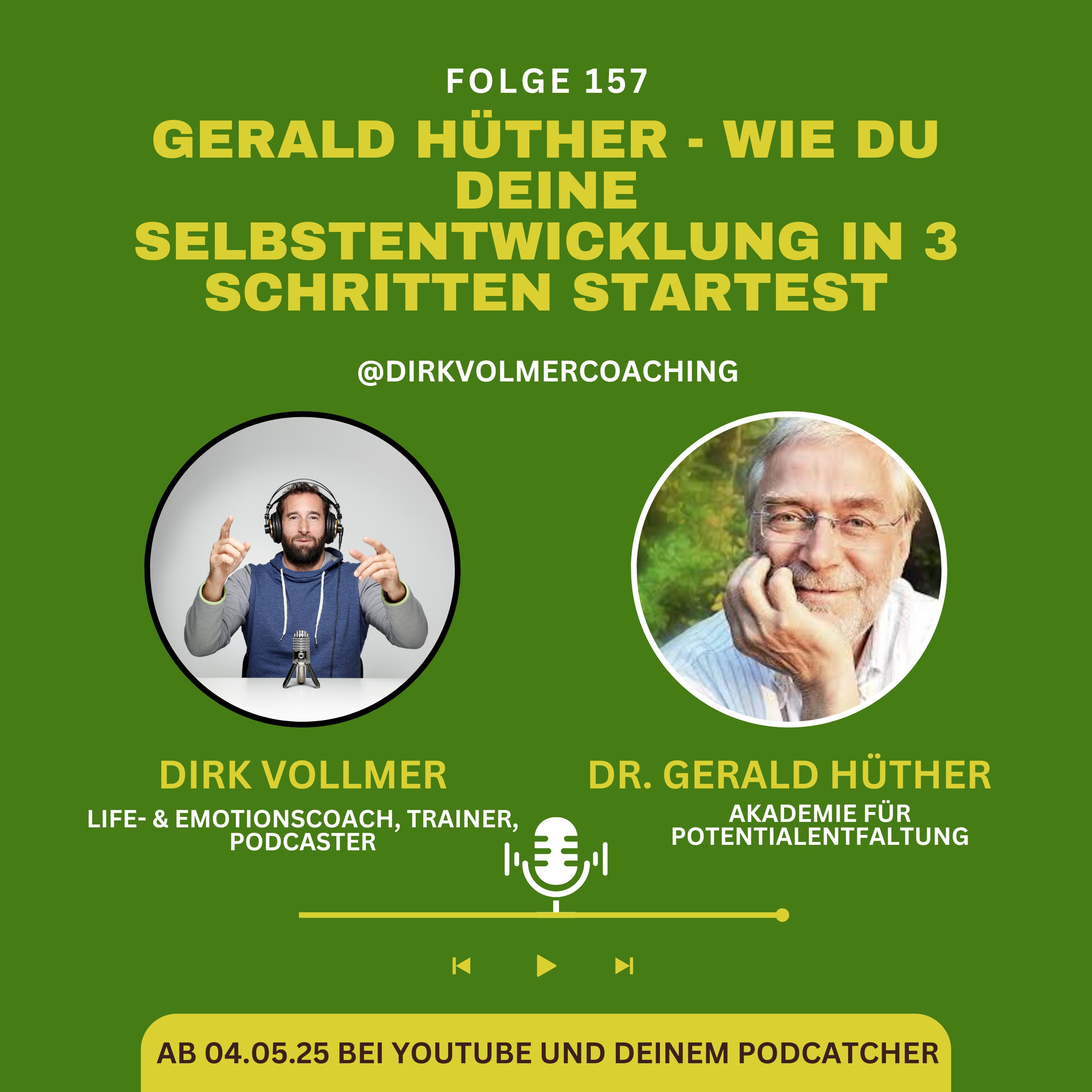 Ich reagiere: Gerald Hüther - Wie Du Deine Selbstentwicklung in 3 Schritten startest