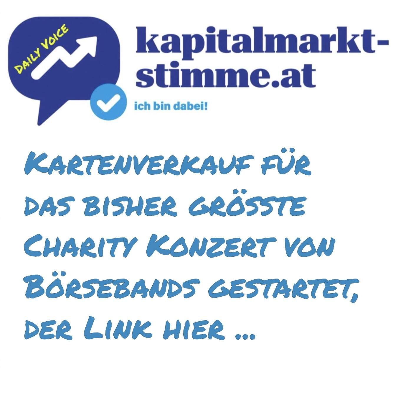 kapitalmarkt-stimme.at daily voice 141/365: Kartenverkauf für das bisher grösste Charity Konzert von Börsebands gestartet, der Link hier
