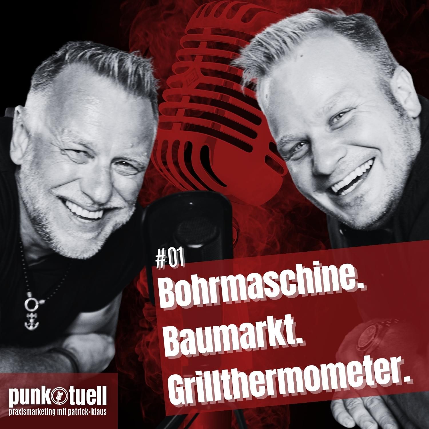 Praxismarketing für die Zahnarztpraxis mit Bohrmaschine, Baumarkt und Grillthermometer.┃#01